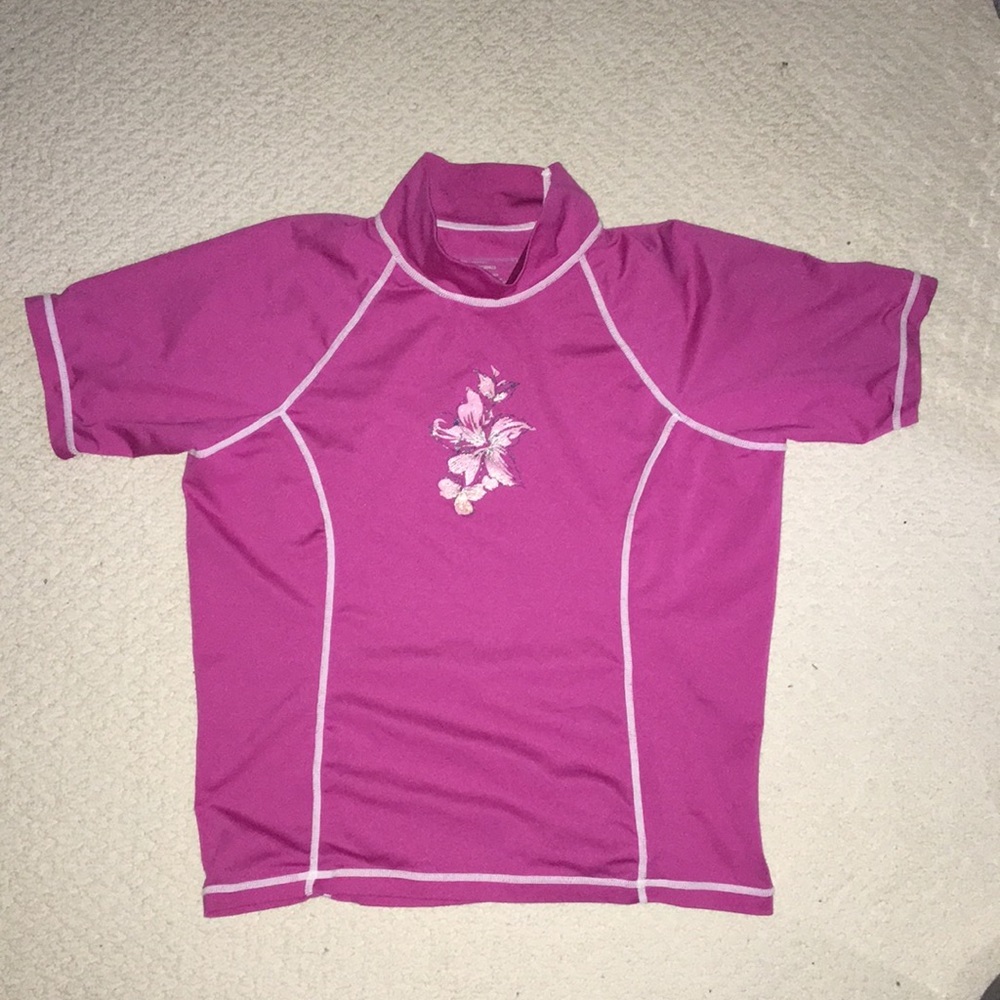 Sun Protection Zone Girl’s Rash Guard NWOT